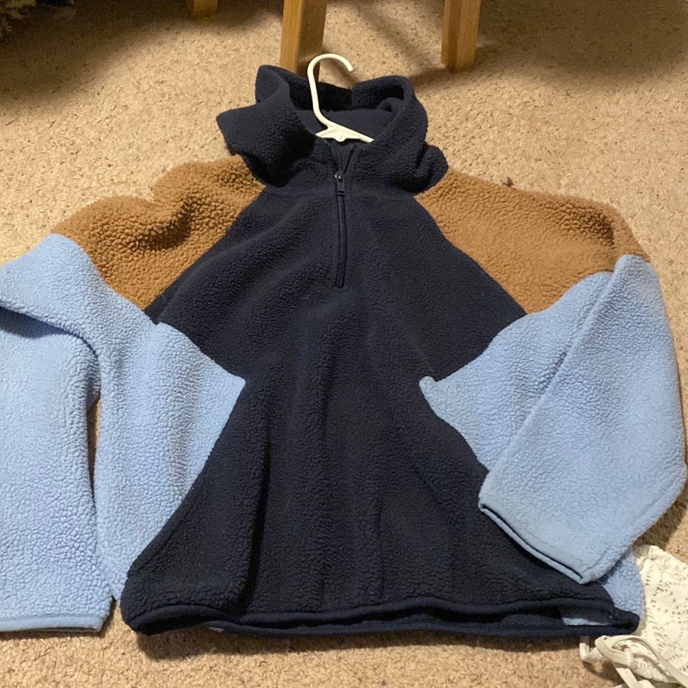 american eagle half zip sweatshirt size xs